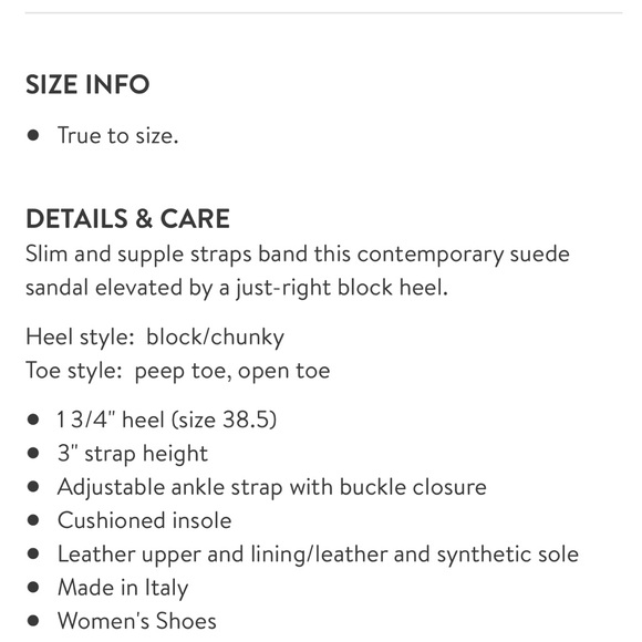 AGL ANKLE STRAP SANDAL SIZE 6. (36) - Picture 2 of 8